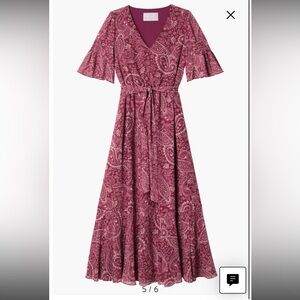 Gal Meets Glam Collection Candace Print Chiffon Maxi Dress